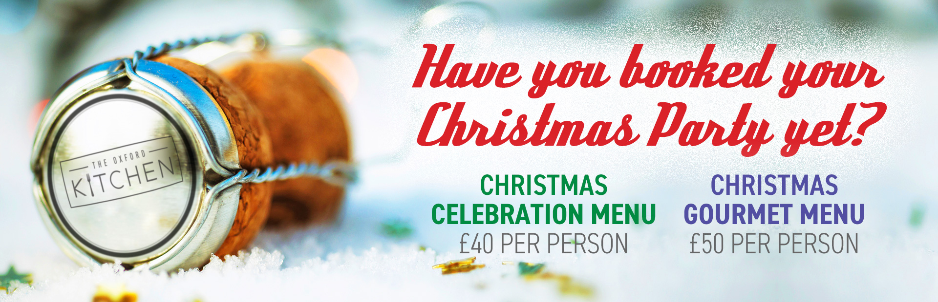 Christmas Party Menus 2017