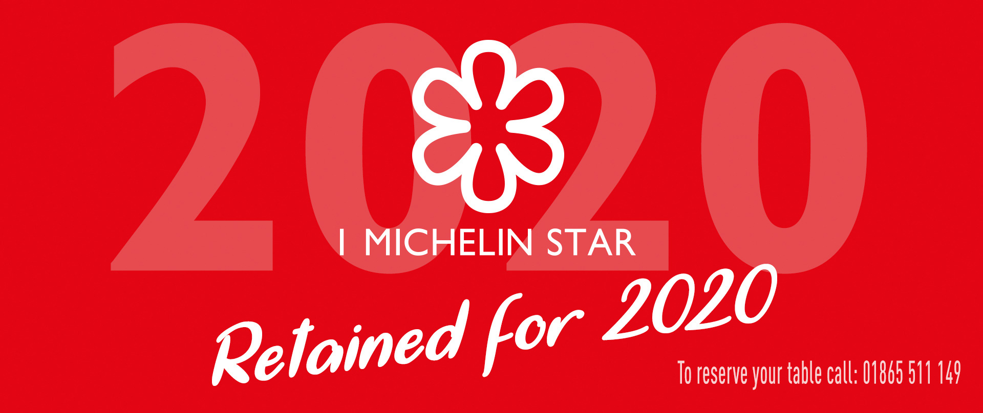 Michelin Star Retained for 2020